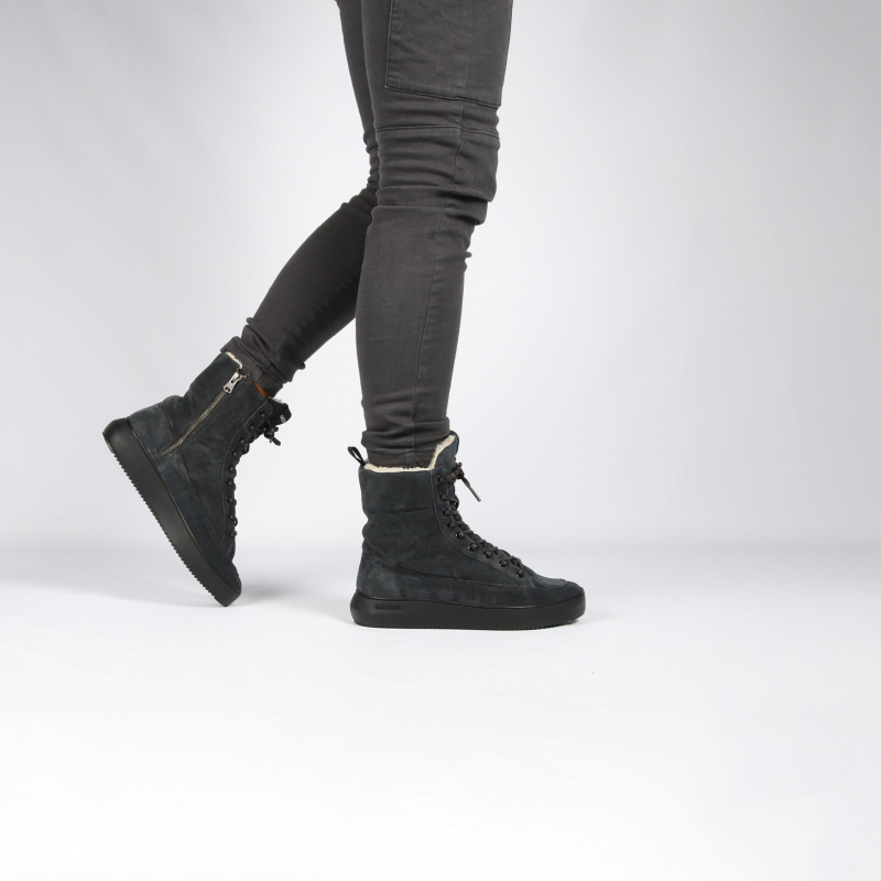 All black sneaker boots deals