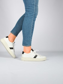 Blackstone RYDER BL220 White black Sneaker (low)