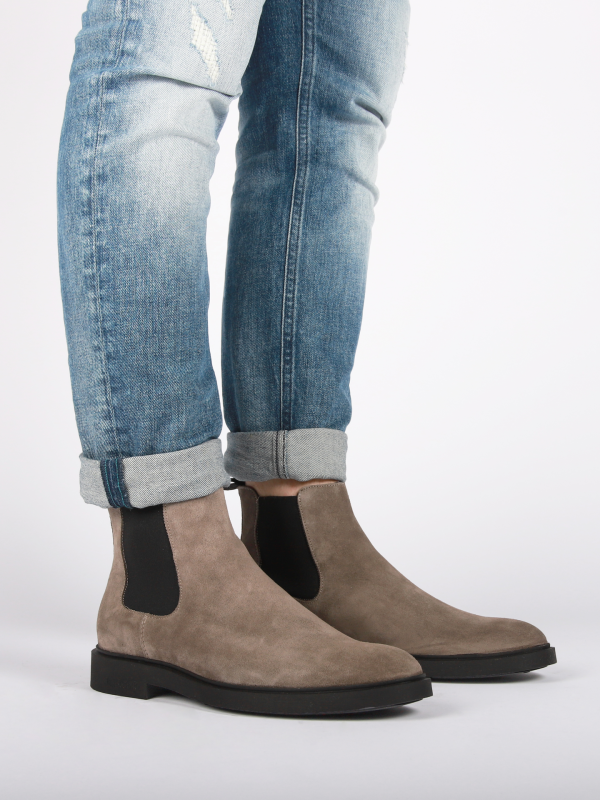 Blackstone OWEN WG81 Taupe Chelsea boots