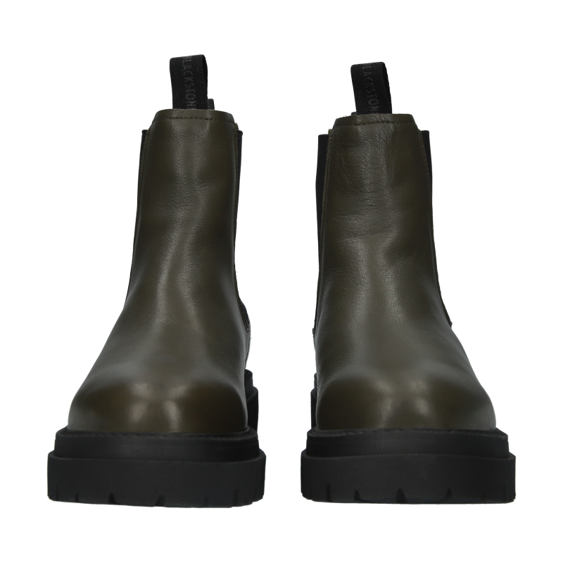 Blackstone SMILLA MID AL412 Olive Chelsea boots