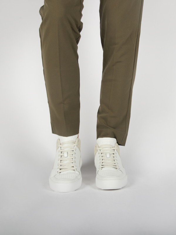 Blackstone BRYSON ZG17 White onyx Sneaker (mid)