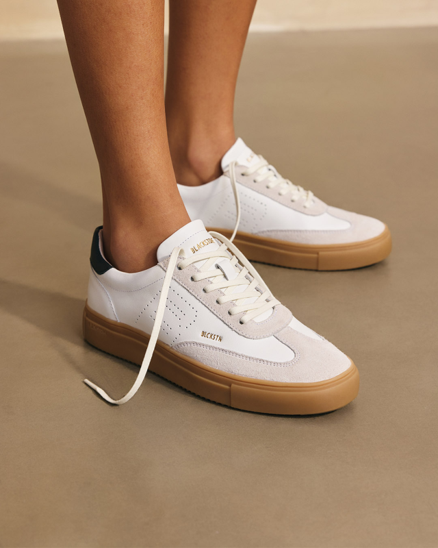 Blackstone SLATE HARPER DL272 White black Sneaker (low)