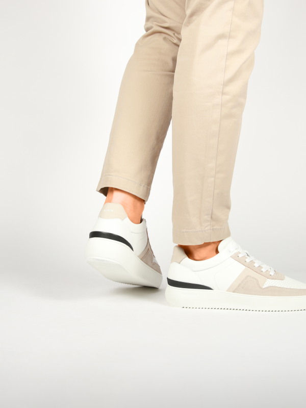 Blackstone MARBLE COLTON DG513 White sand Sneaker (low)